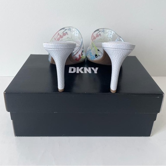 Nib DKNY Bronx Dress Sandals in Clear / Pastel - Picture 9 of 12